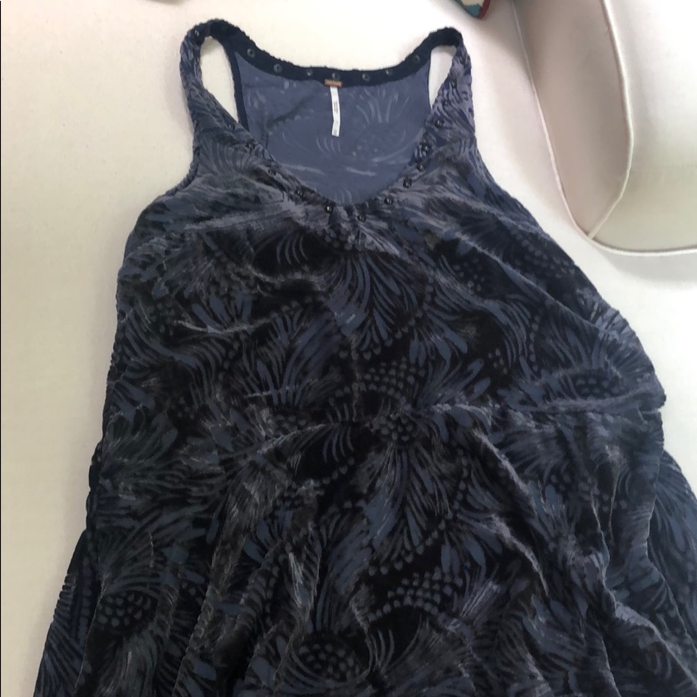 Velvet mini dress